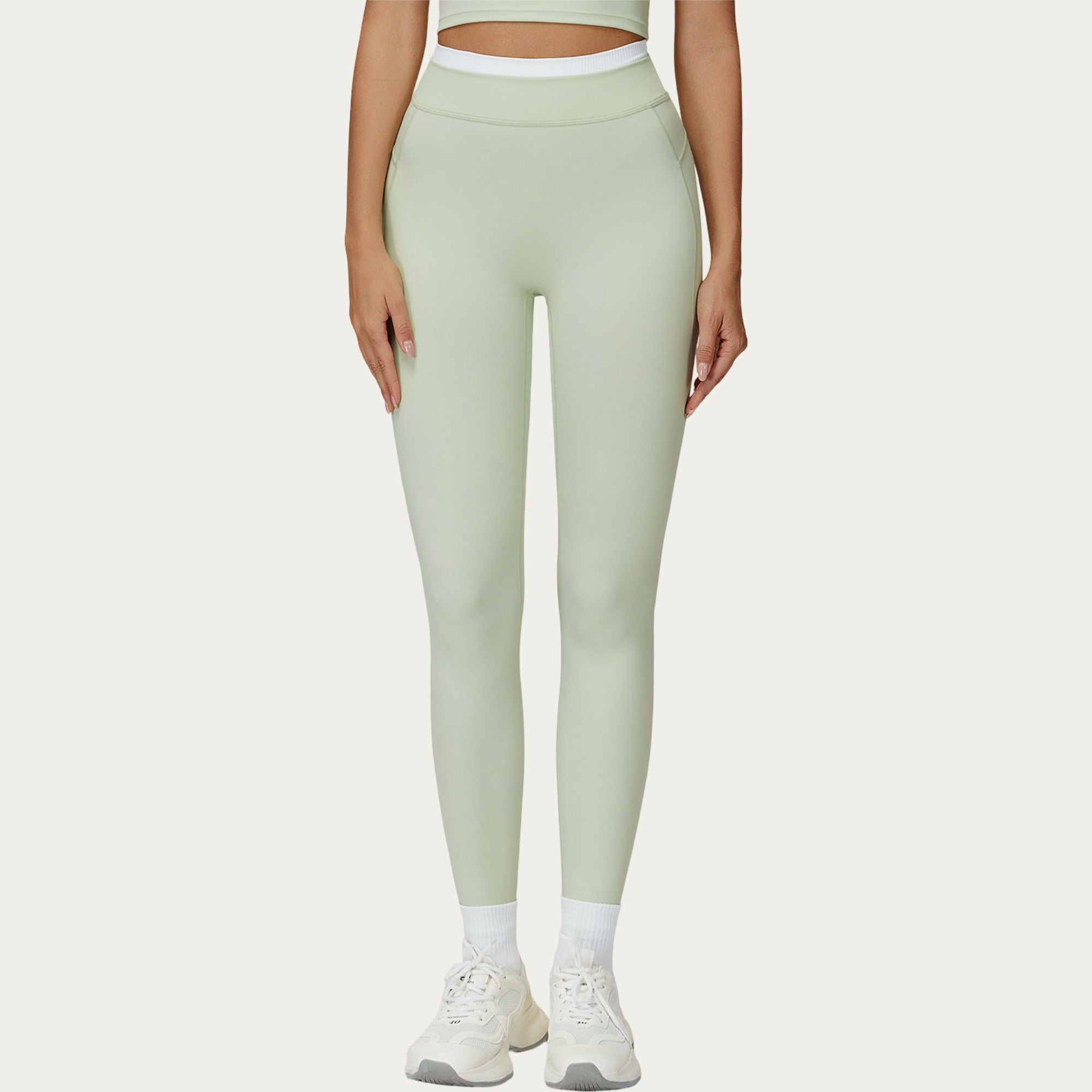 Anna-Kaci Active Women's High Waist Leggings with Smooth Stretch Fit and Side Seam Detail