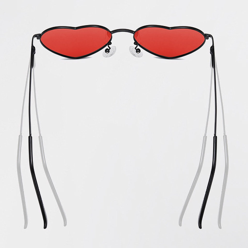 Anna-Kaci Women's Stylish Heart-Shaped Polarized Sunglasses UV400 Protection for Outdoor Activities
