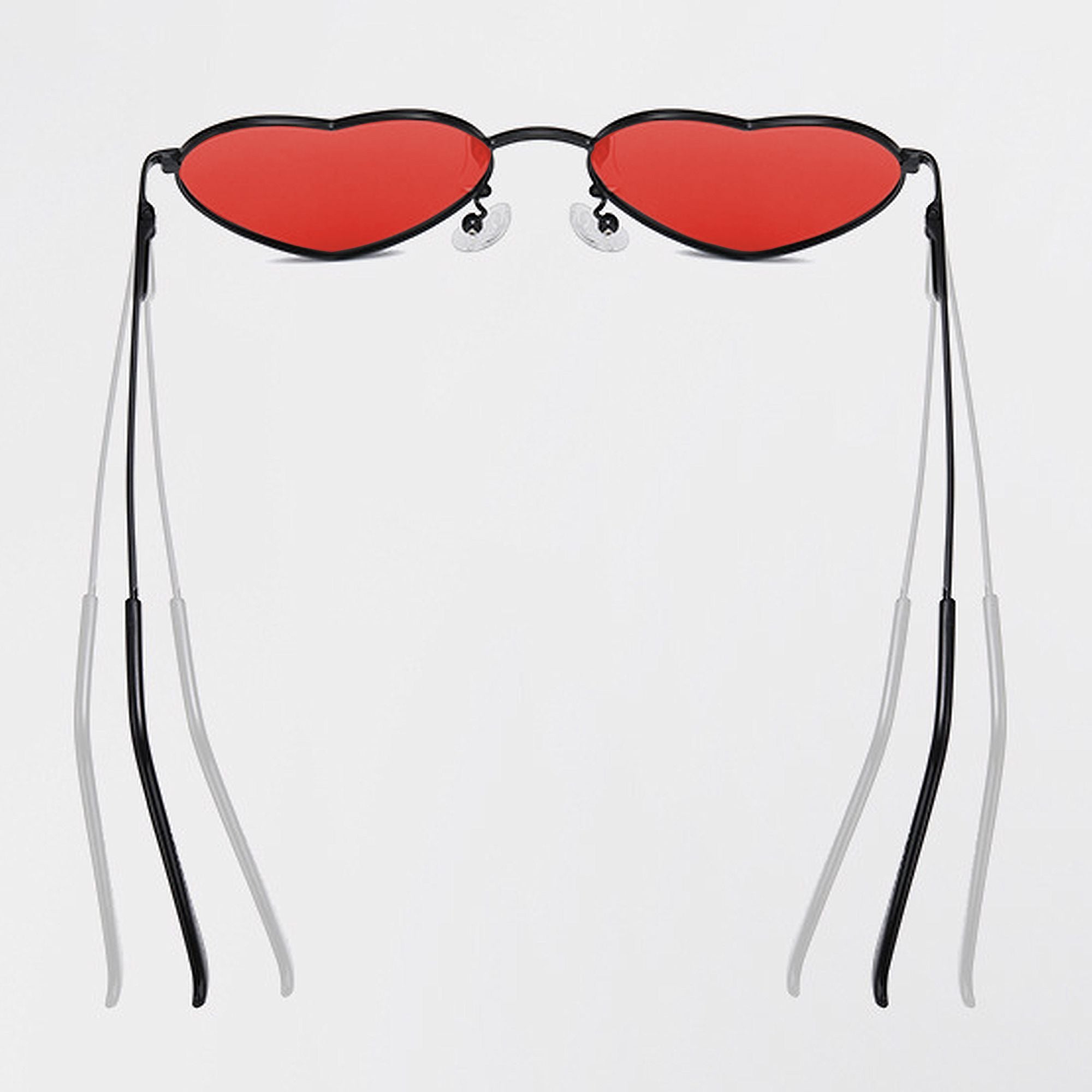 Anna-Kaci Women's Stylish Heart-Shaped Polarized Sunglasses UV400 Protection for Outdoor Activities