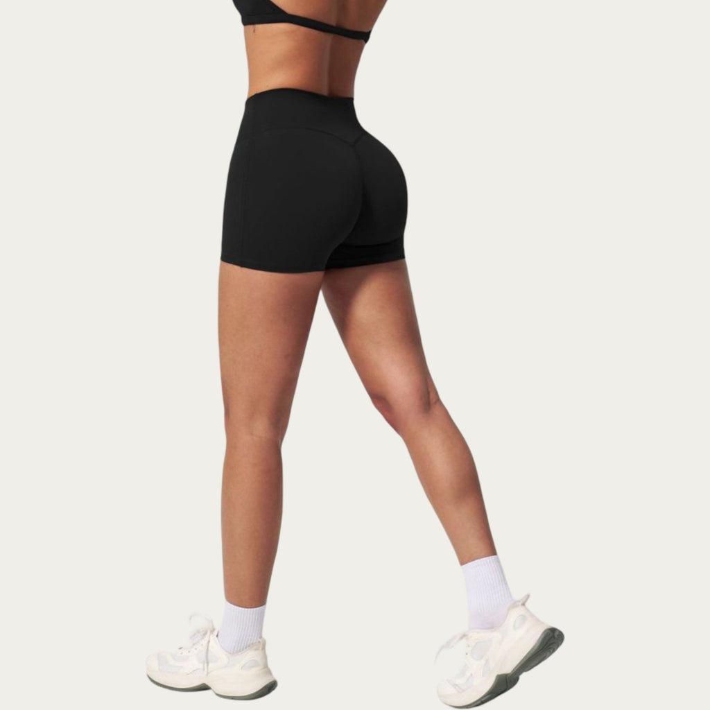 Anna-Kaci Active Women's High Waist Mini Biker Shorts with Smooth Stretch Fabric and Supportive Fit