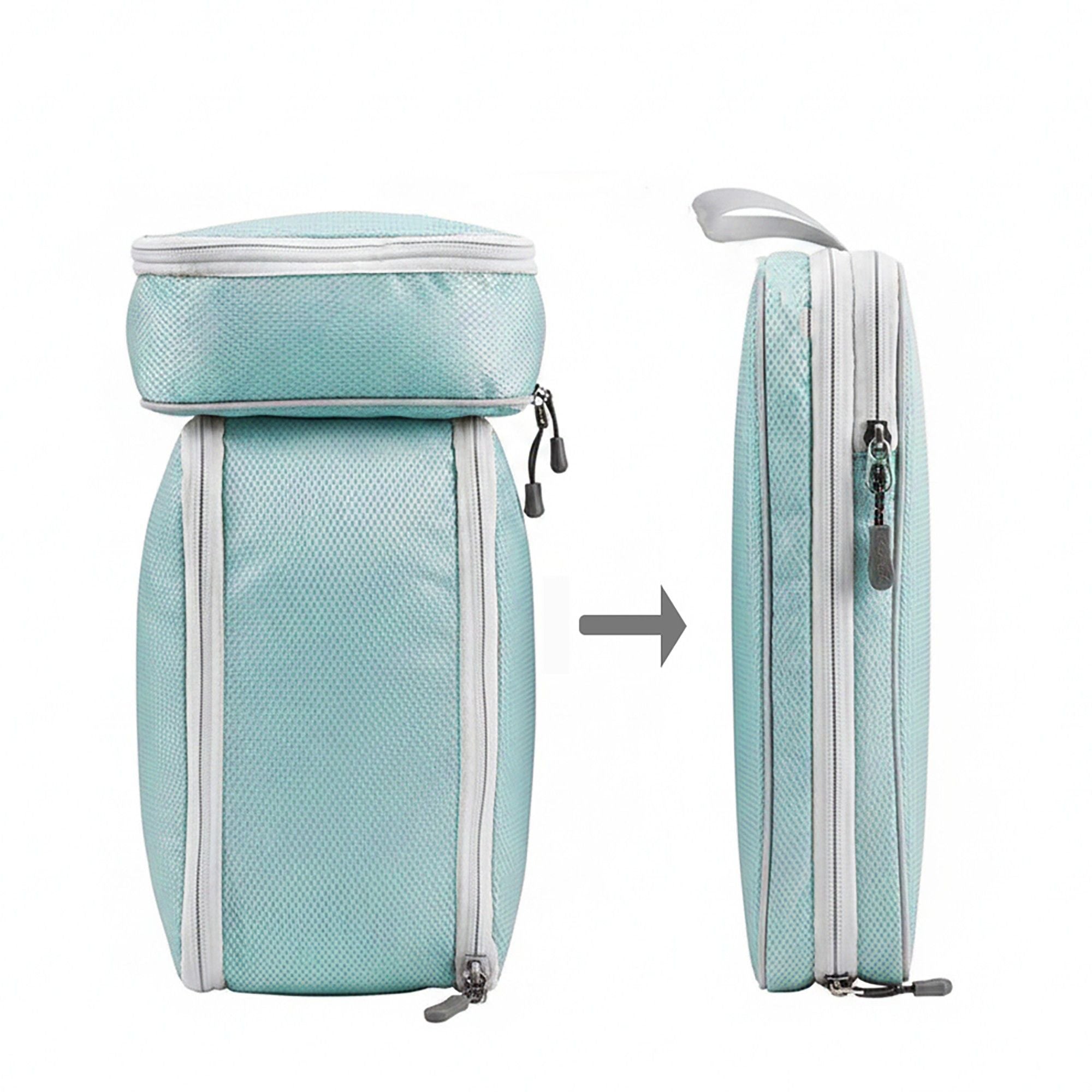 Lightweight Travel Packing Cubes Set with Zipper Closure Storage Bags Luggage Organizer Multi Size Set