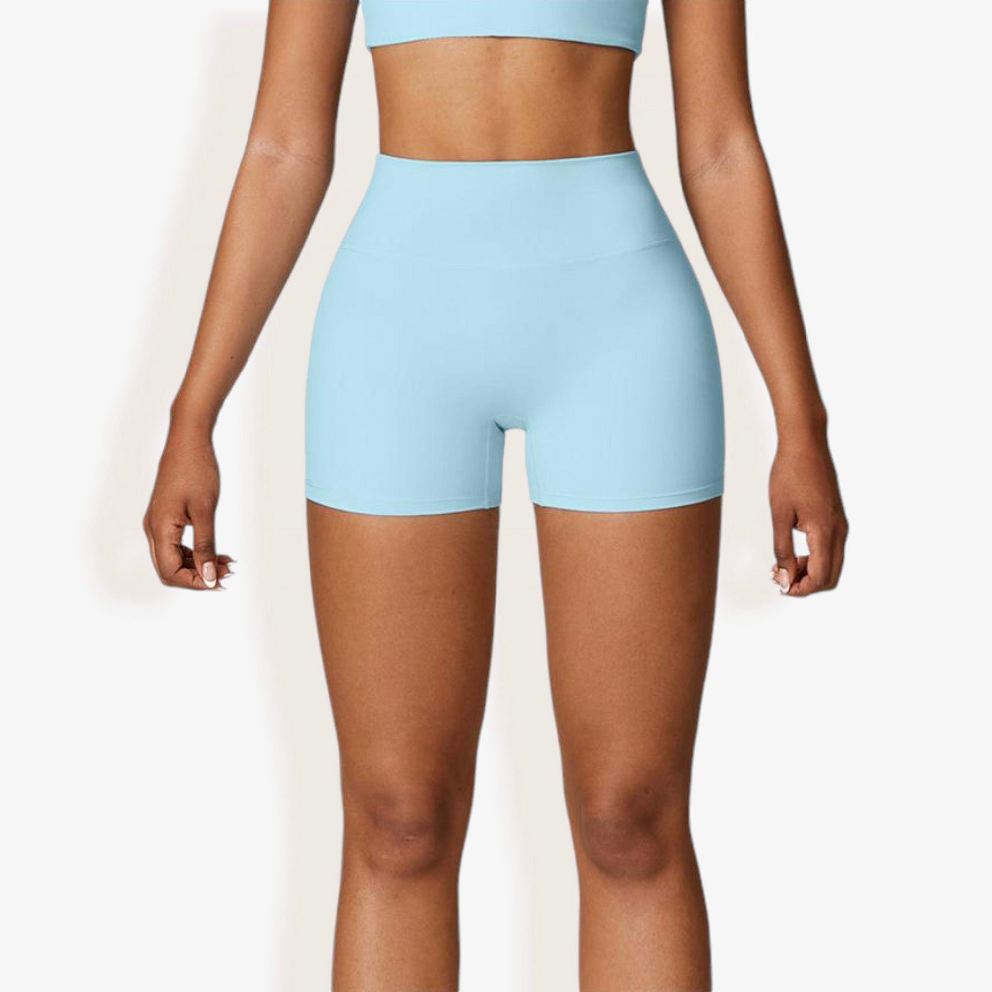 High Waist Athletic Shorts for Yoga and Fitness