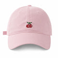 Cherry Embroidered Baseball Cap Adjustable Dad Hat