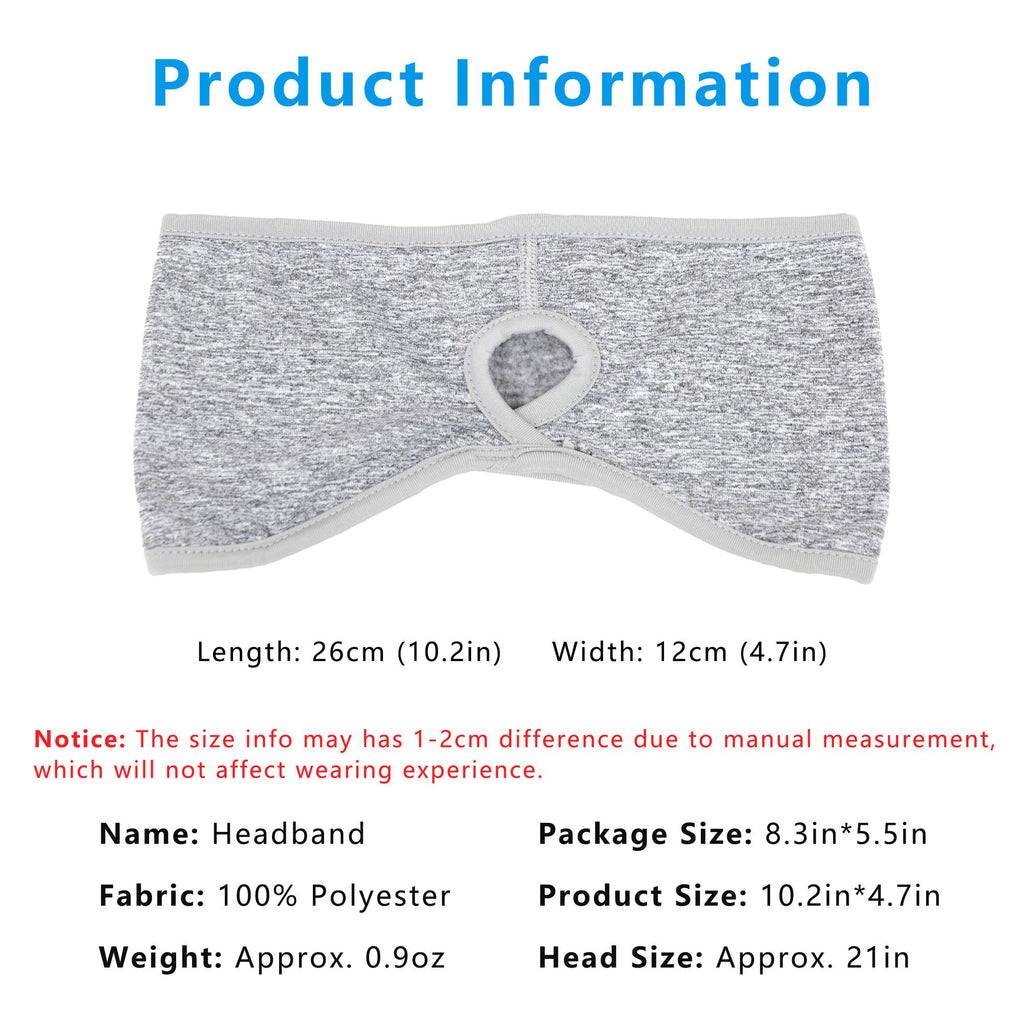 Anna-Kaci Women's Ponytail Headband Moisture-Wicking for Running Exercise Workouts Winter Ear Warmer