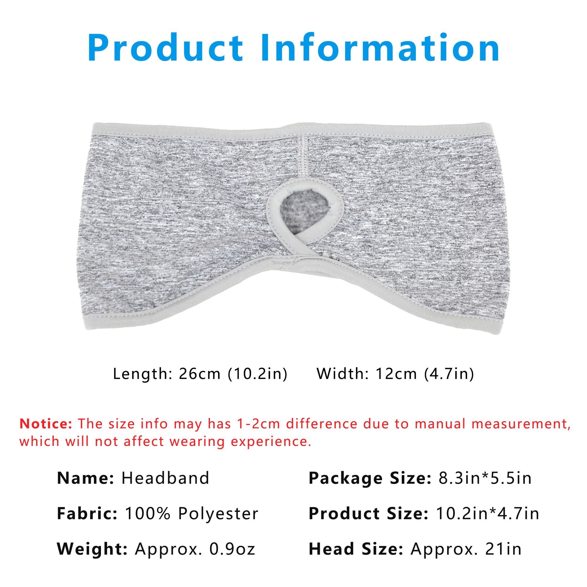 Anna-Kaci Women's Ponytail Headband Moisture-Wicking for Running Exercise Workouts Winter Ear Warmer