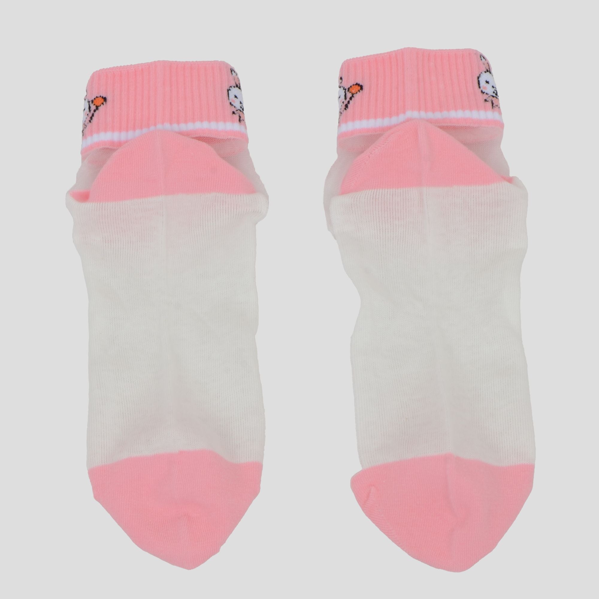 Anna-Kaci Women's Thin Semitransparent No - Show Socks 5pk Non-slip and Sweat-absorbent
