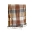 Anna-Kaci Women's Plaid Tassel Trim Faux Cashmere-Like Winter Warm Scarf - 77IN¡Á26IN