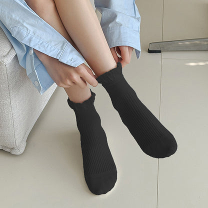 Anna-Kaci Adorable Women's Ruffle - Cuff Ankle Socks 6Pk