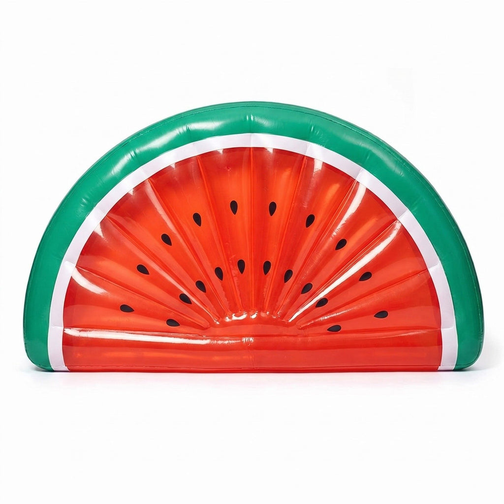 Fruit Slice Shaped Inflatable Pool Float with Lounge Design Durable PVC Raft Float for Pool Beach Lake 70.8x31in