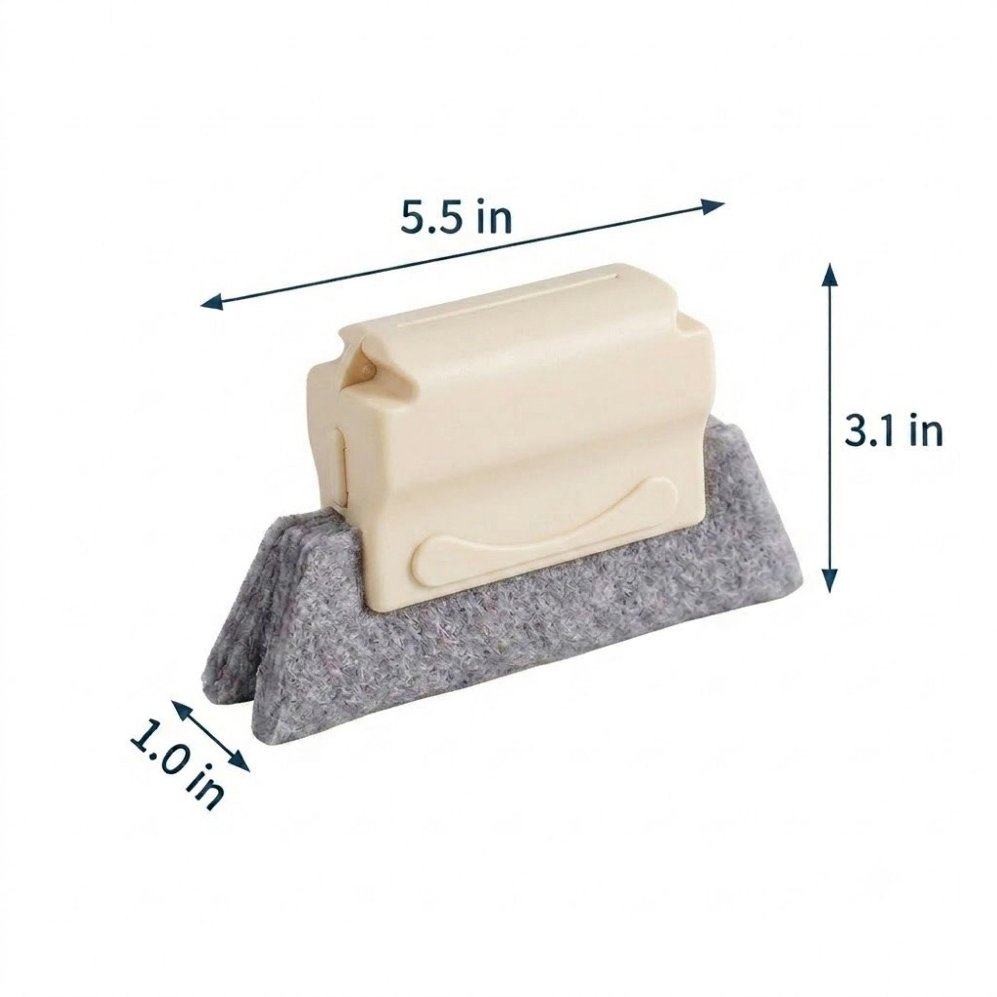 10-Piece Handheld Microfiber Cleaning Pad Tool for Window Tracks, Sinks and Kitchen Surfaces