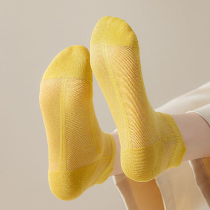Anna-Kaci Women's No Show Socks Classic Thin Mesh Breathable 6pk