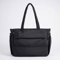 Oversized Padded Tote Bag with Multi Outer Pockets and Long Padded Shoulder Straps 16.5x6.1x13in