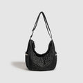 Polka Dot Hobo Shoulder Bag Large Capacity Crossbody Tote for School Work and Travel