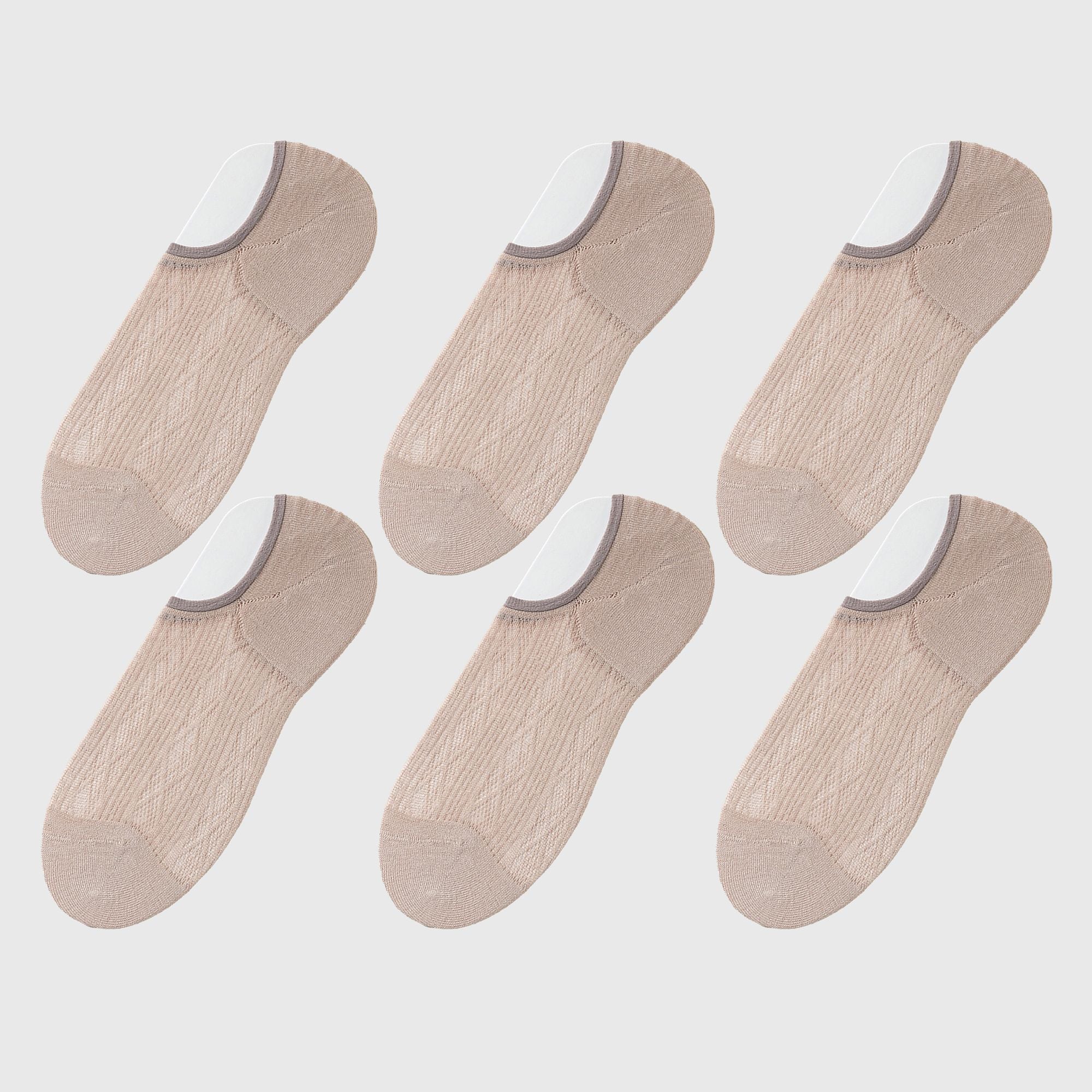 Anna-Kaci Women's Invisible No-Show Liner Socks 6Pk