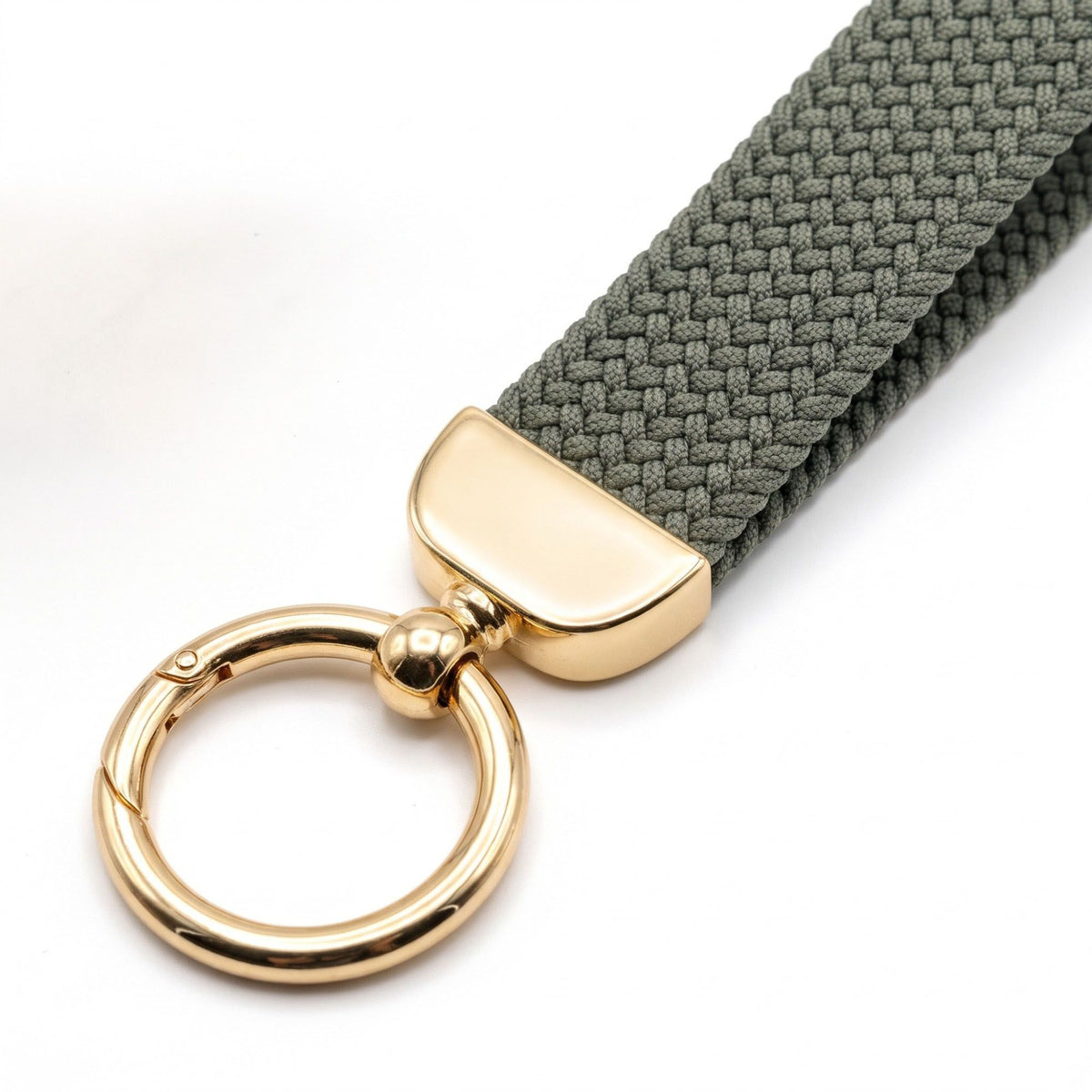 Woven Wristlet Keychain Strap with Hardware Kit