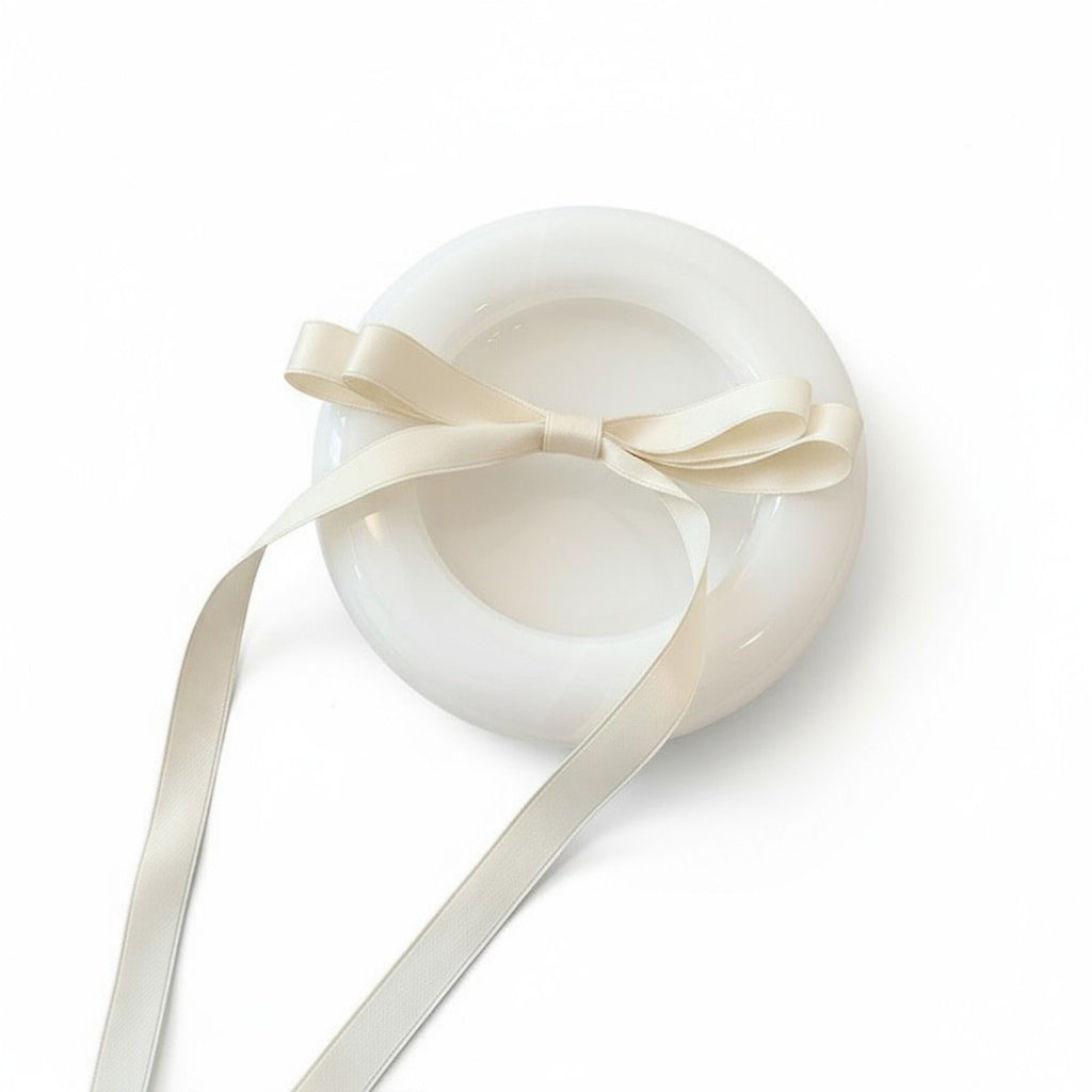 Long Ribbon Bow Hair Clip with Sleek Streamer Tails and Elegant Minimalist Design