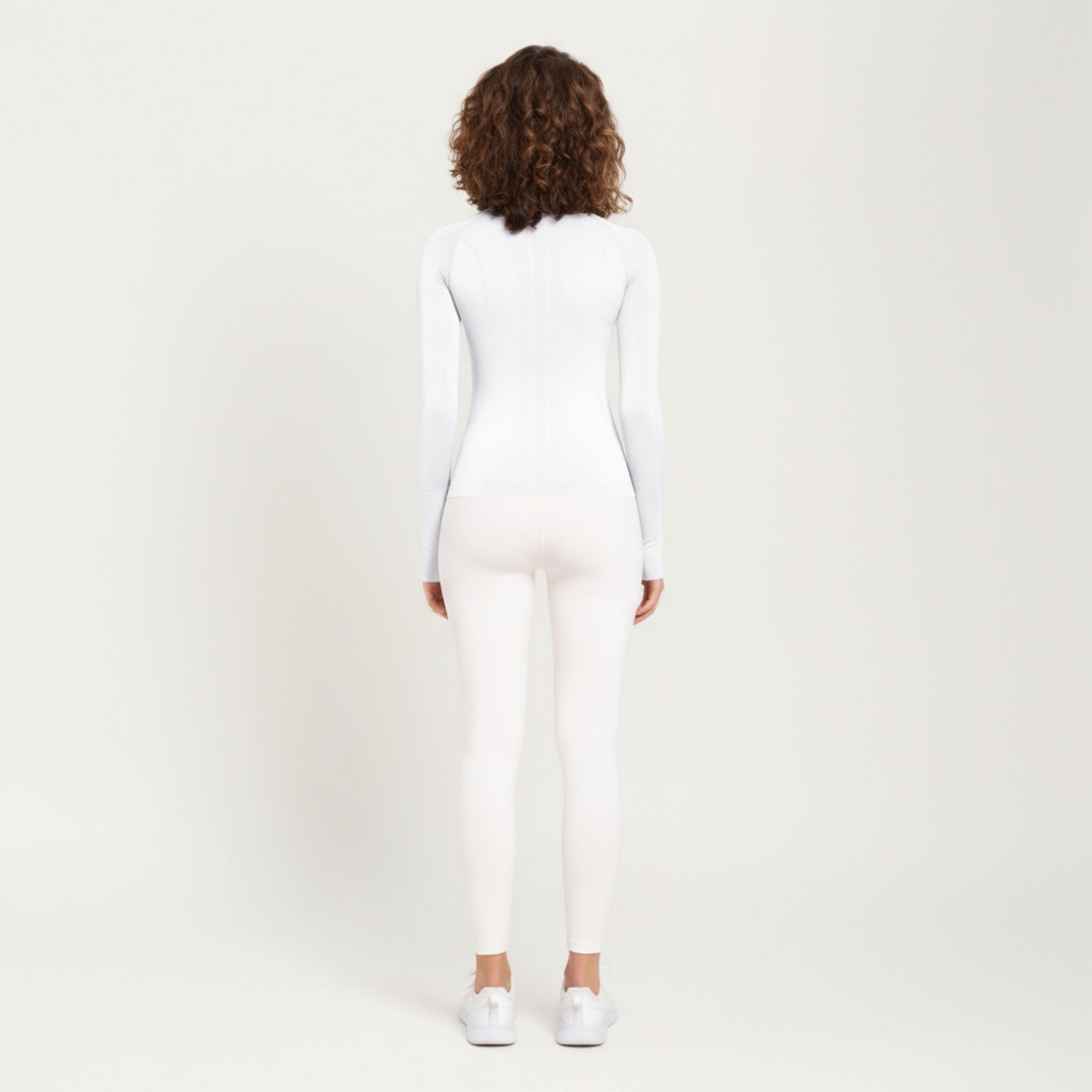 Anna-Kaci Active Women's Seamless Long Sleeve Fitted Top with Thumbhole Cuffs and Crew Neck