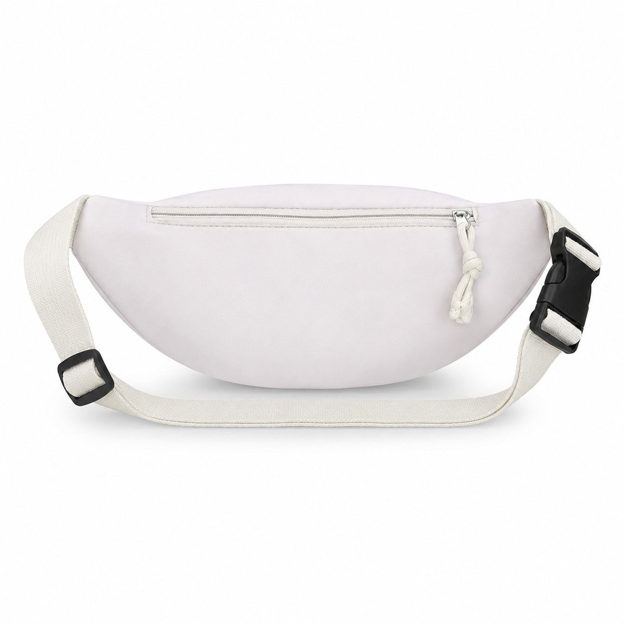 Crossbody Sling Bag with Adjustable Strap Zip Closure and Braided Pull