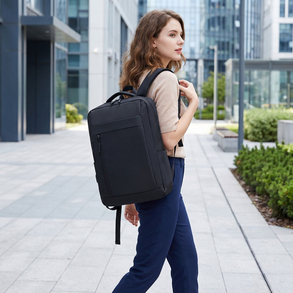 Sleek Slim Laptop Backpack - Professional  Commuter Bag for Office, School, and Travel