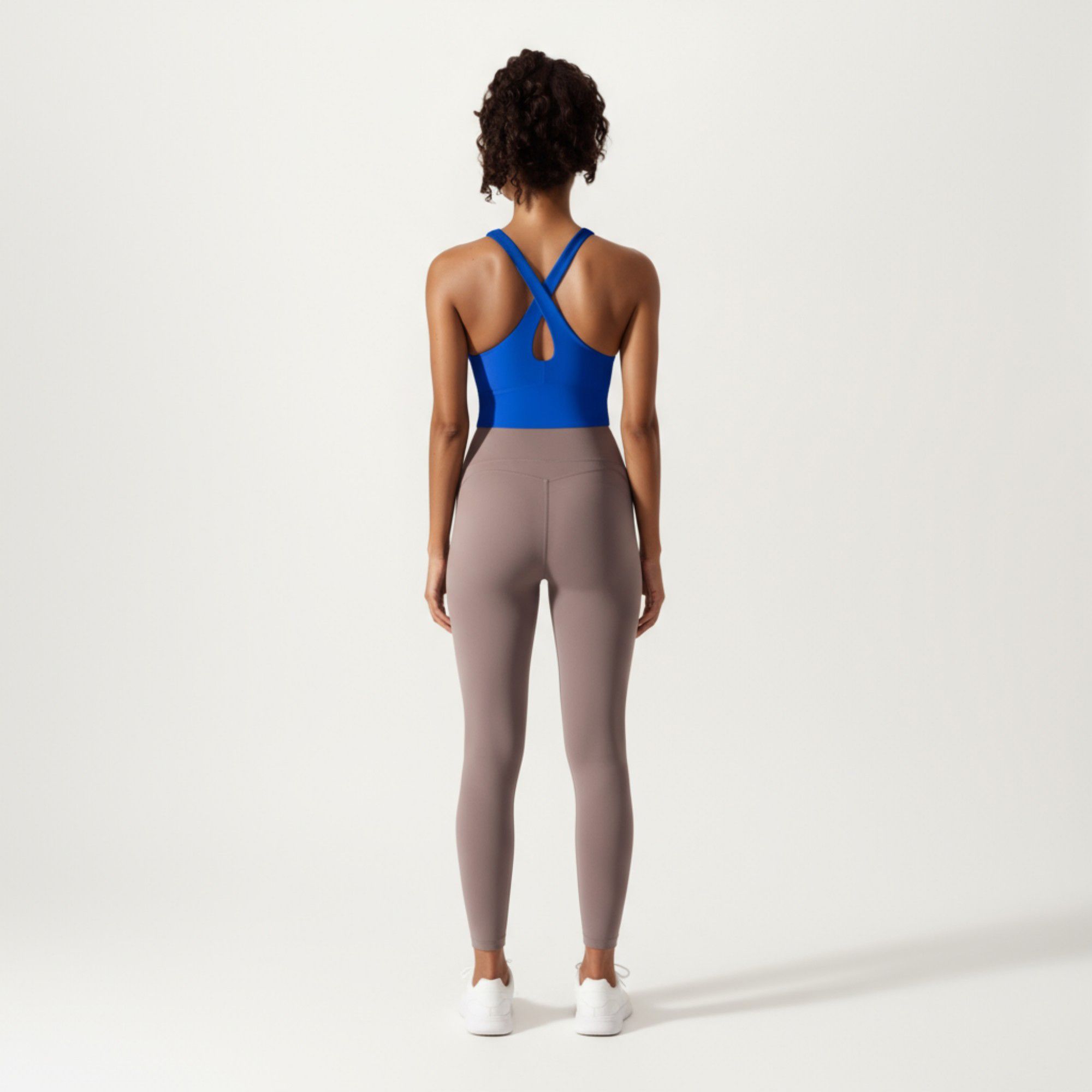 Anna-Kaci Active Women's Cross Back Sports Tank Top with Scoop Neckline and Wide Supportive Band