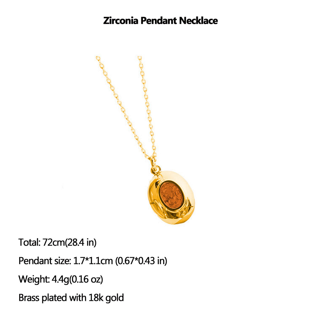 Women's Zirconia Pendant Necklace