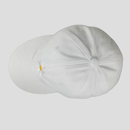 Anna-Kaci Women's Baseball Cap Stylish Solid Color with Daisy Embroidery