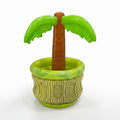 Inflatable Palm Tree Drink Cooler with Floating Beverage Holder