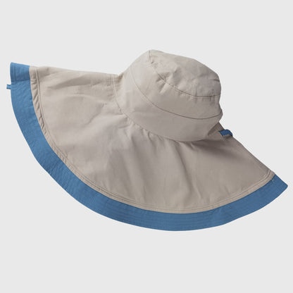 Anna-Kaci Women's Reversible Wide - Brim Sun Hat with Adjustable Chin Strap
