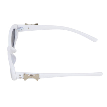 Anna-Kaci Women's Classic Elliptical Small Frame Bow Sunglasses UV400 Protection