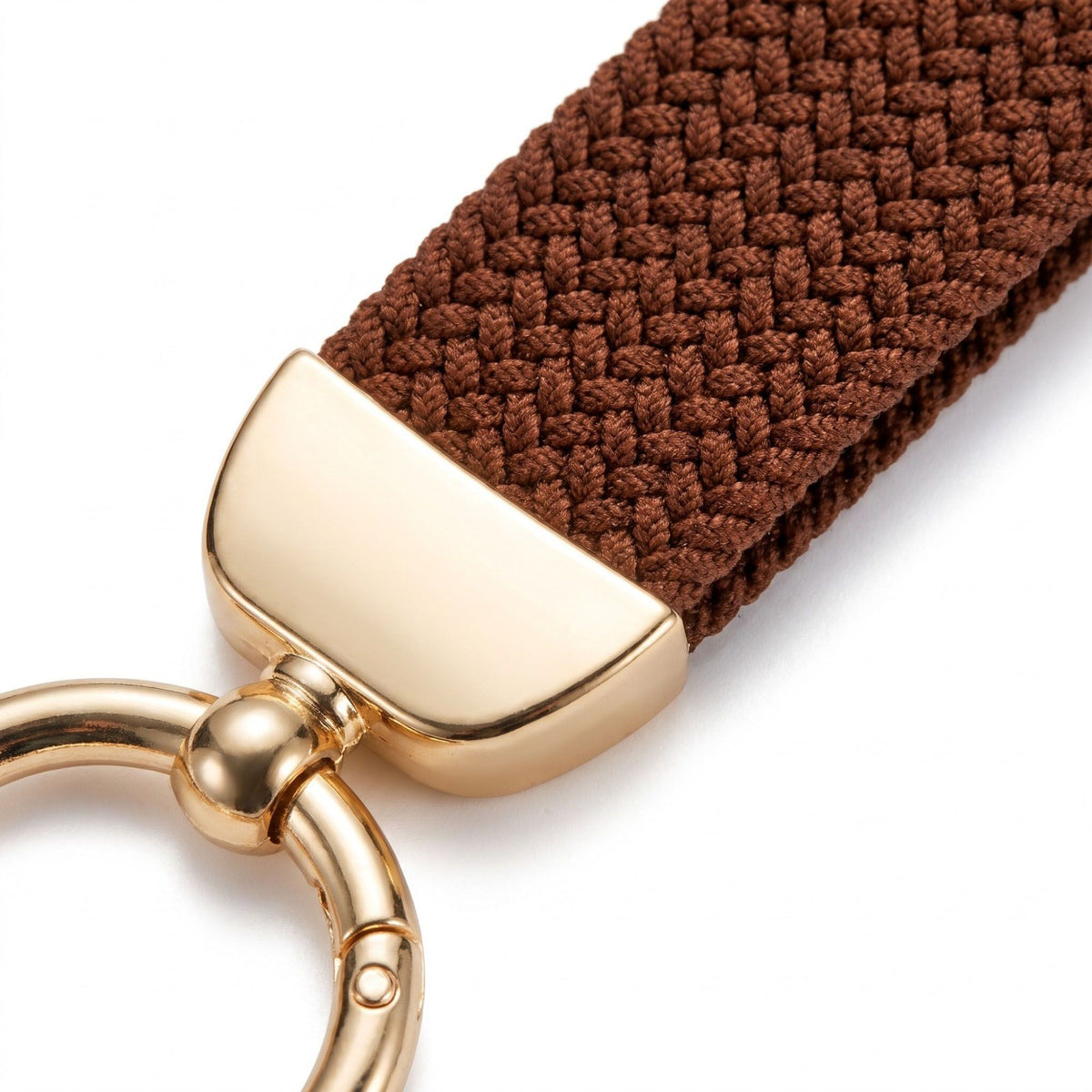 Woven Wristlet Keychain Strap with Hardware Kit