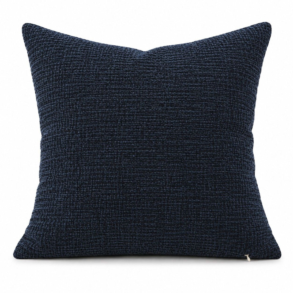 2 Pack Solid Textured Throw Pillow Covers 18 x 18 Inch with Hidden Zipper