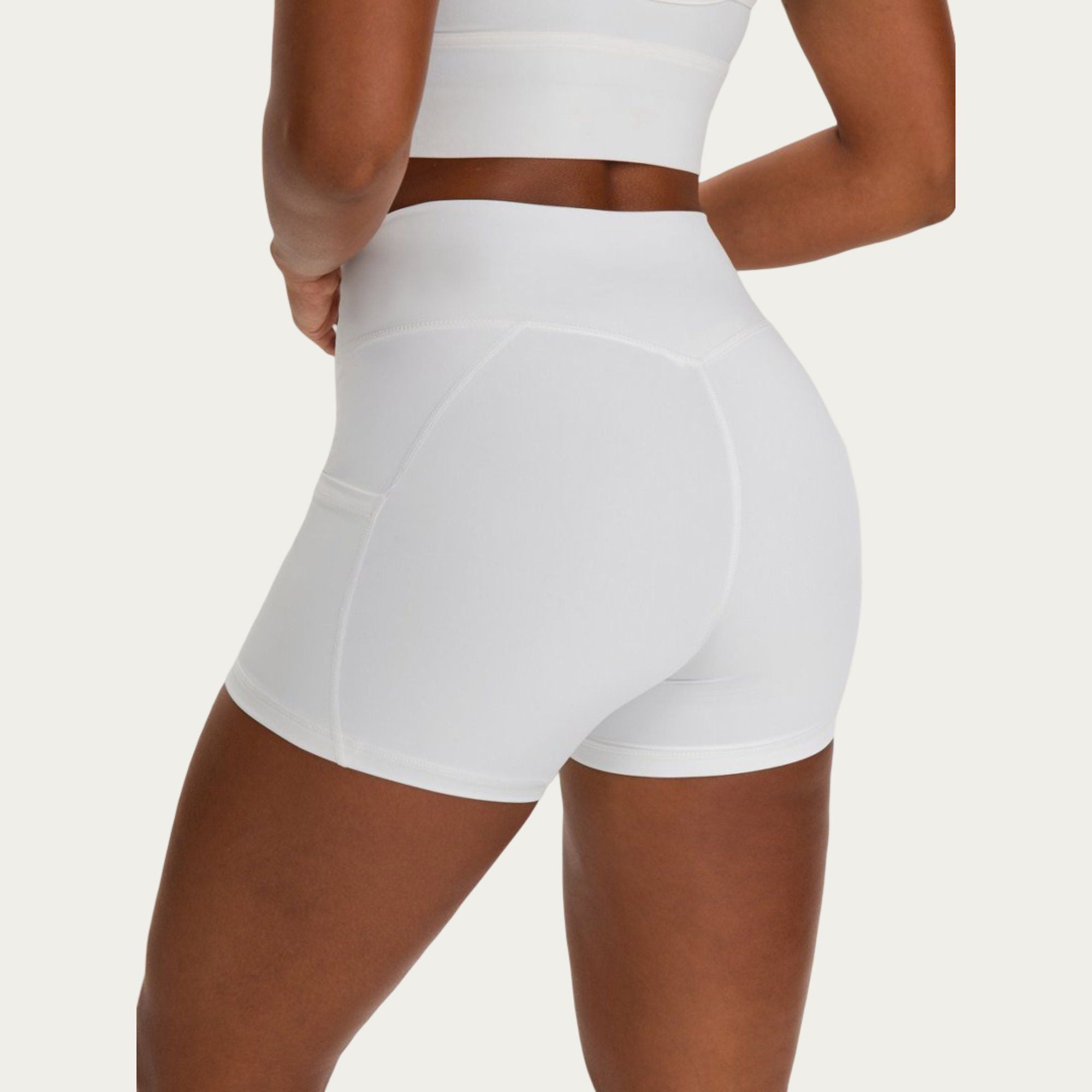 Anna-Kaci Active Women's High Waist Biker Shorts with Side Pockets and Smooth Stretch Fit