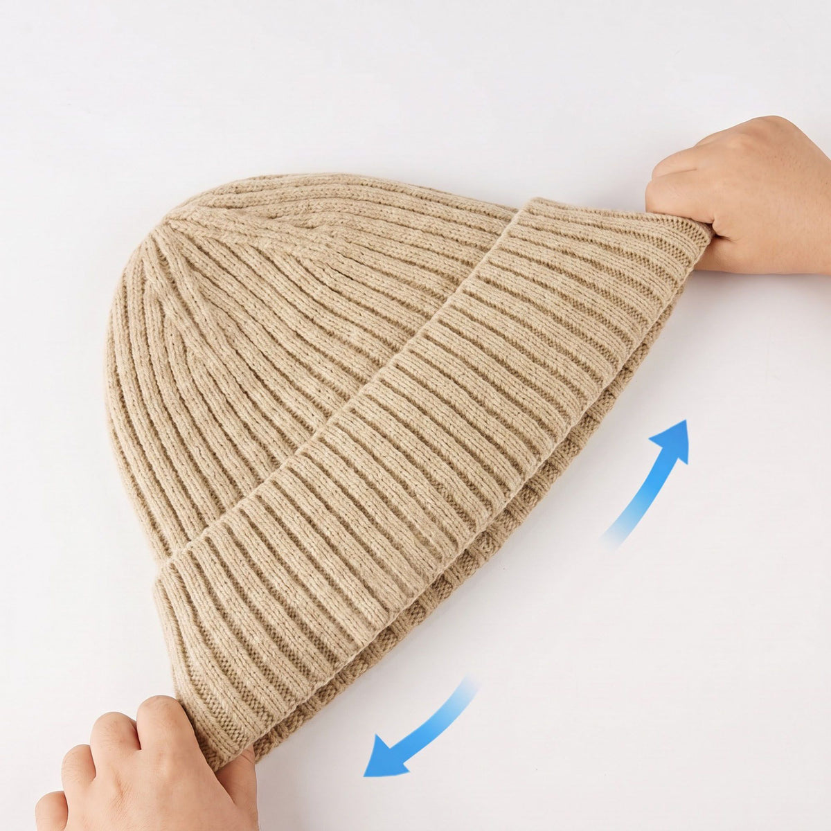3 Piece Ribbed Knit Beanie Scarf and Touchscreen Gloves Set