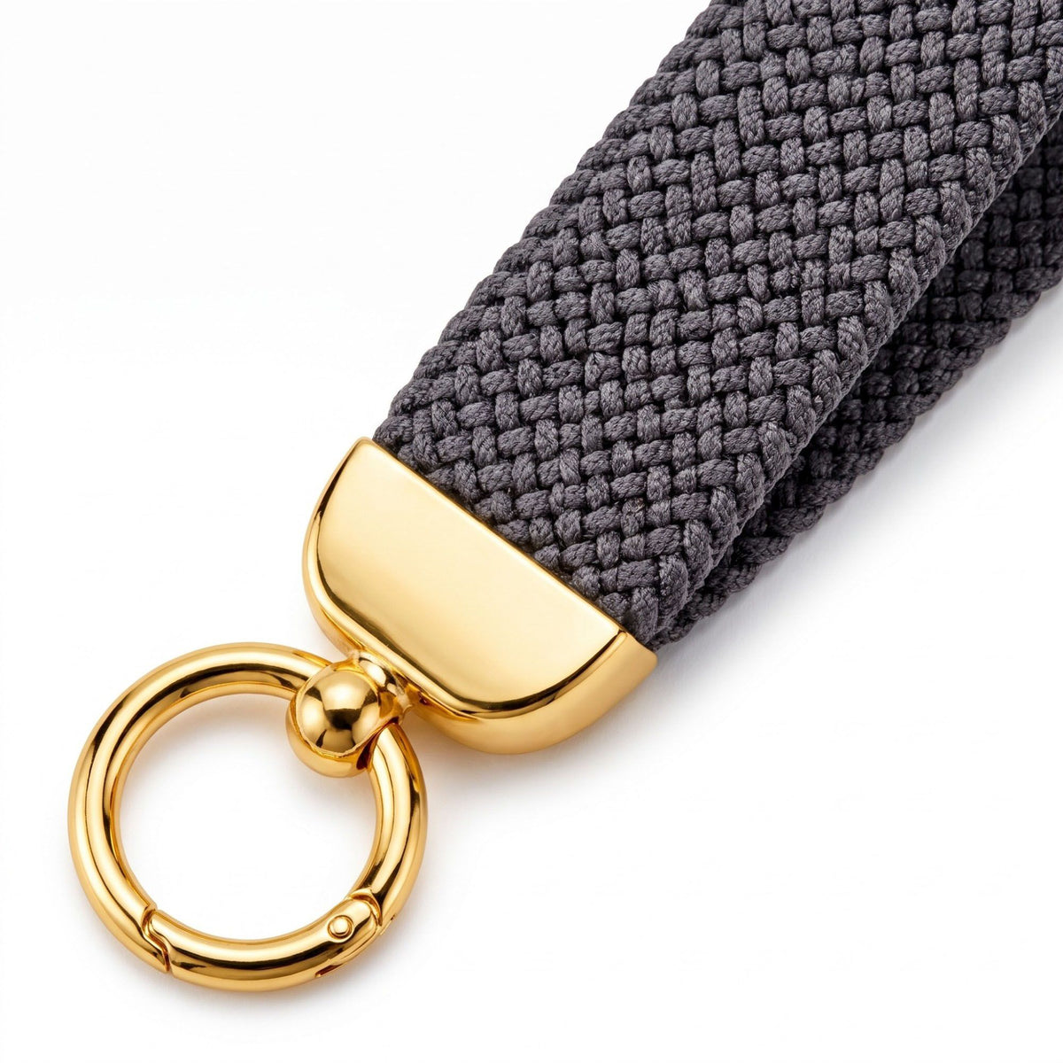 Woven Wristlet Keychain Strap with Hardware Kit