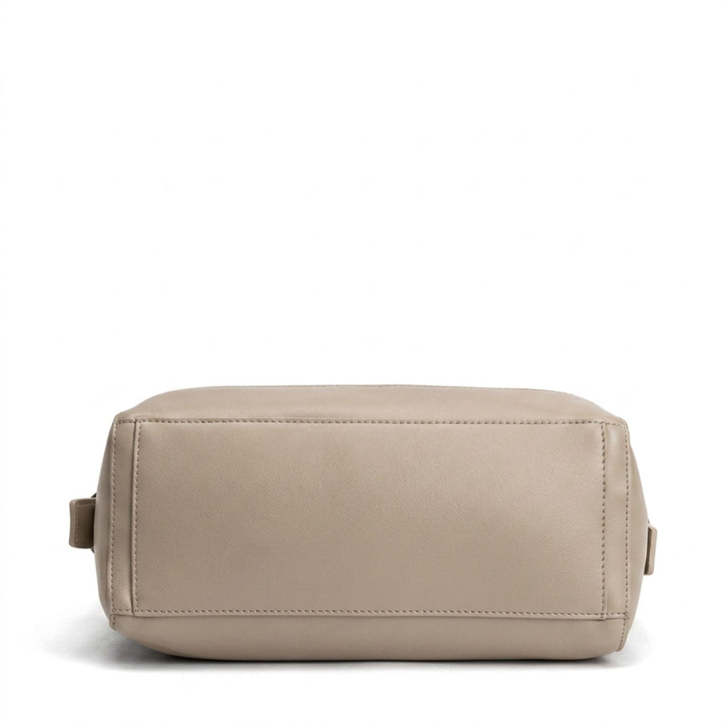 Bucket Shoulder Bag with Adjustable Strap and Interior Zipper Pouch