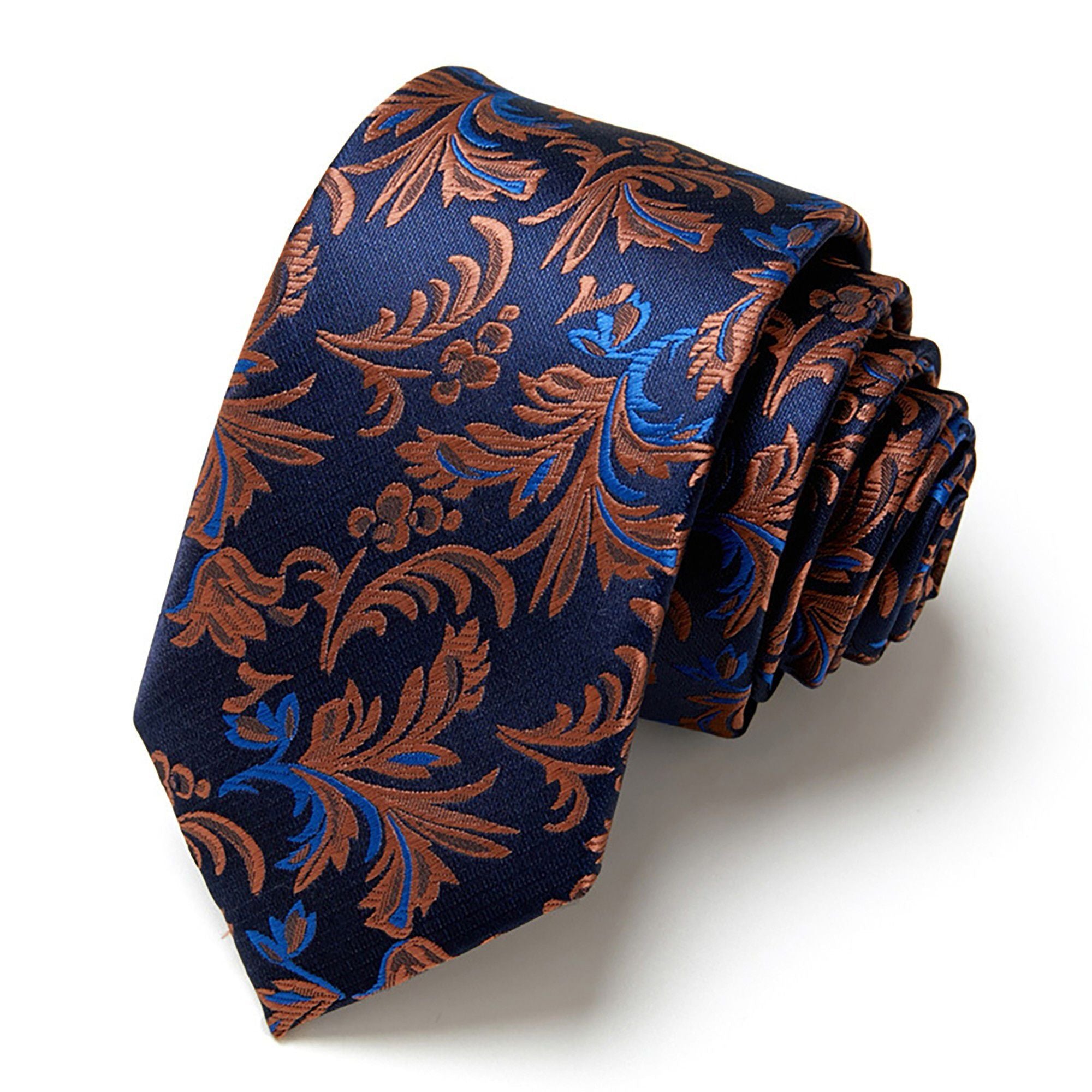 Alilang Men's Paisley Tie Woven Pattern Necktie Classic Formal Business Accessory