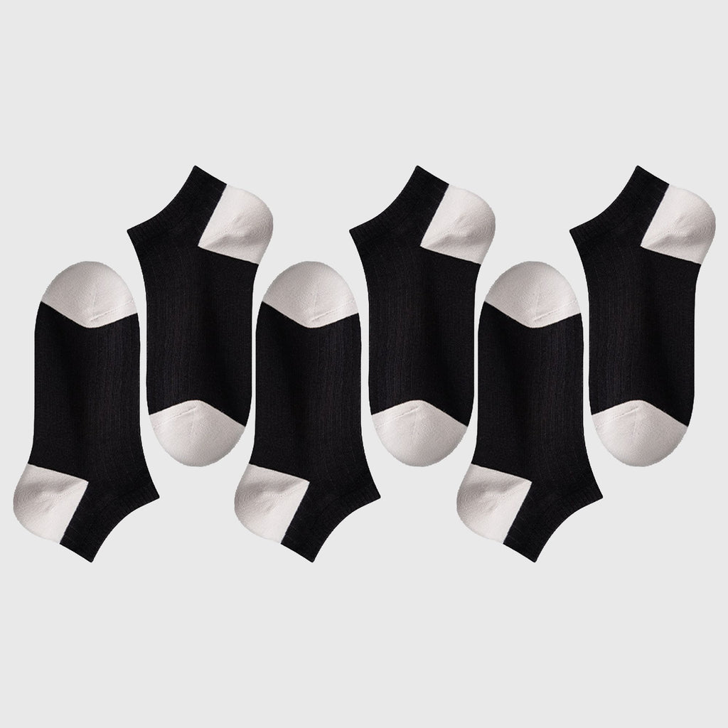 Anna-Kaci 6pk Men's Casual Cotton Low - Cut Ankle Socks