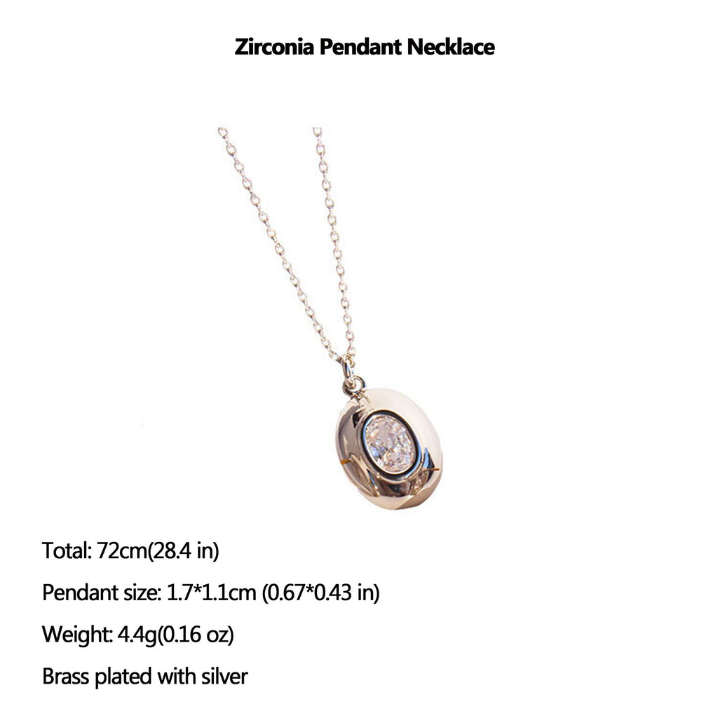 Women's Zirconia Pendant Necklace