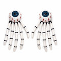 Halloween Skeleton Hand Eyeball Hair Clips 2pc