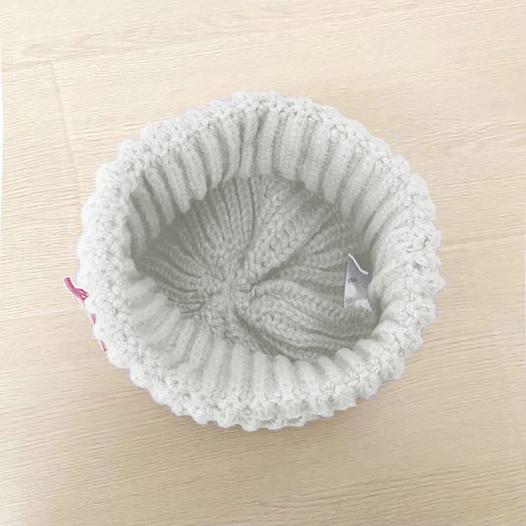 Anna-Kaci Women's Ribbed Knit Beanie with Bow Accents - Cute Soft Winter Hat for Casual Daily Wear