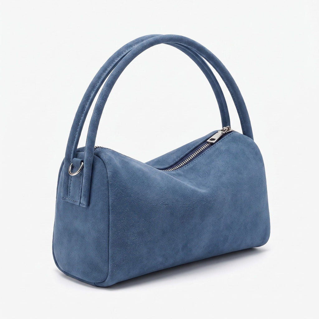 Structured Shoulder Bag with Dual Handles and Crossbody Strap 11.8x9.5x4in