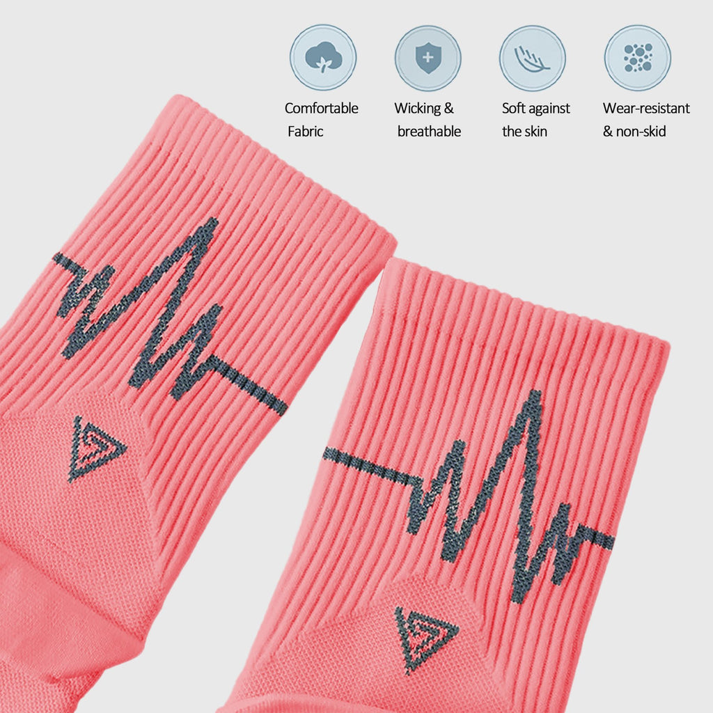 Anna-Kaci Women's 6pk Professional Athletic Socks - Ankle-Length Sports Socks with Elastic Cuff & Reinforced Design for Running & Gym