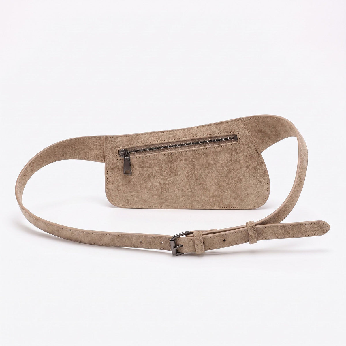 Studded Faux Suede Belt Bag Waist Pack