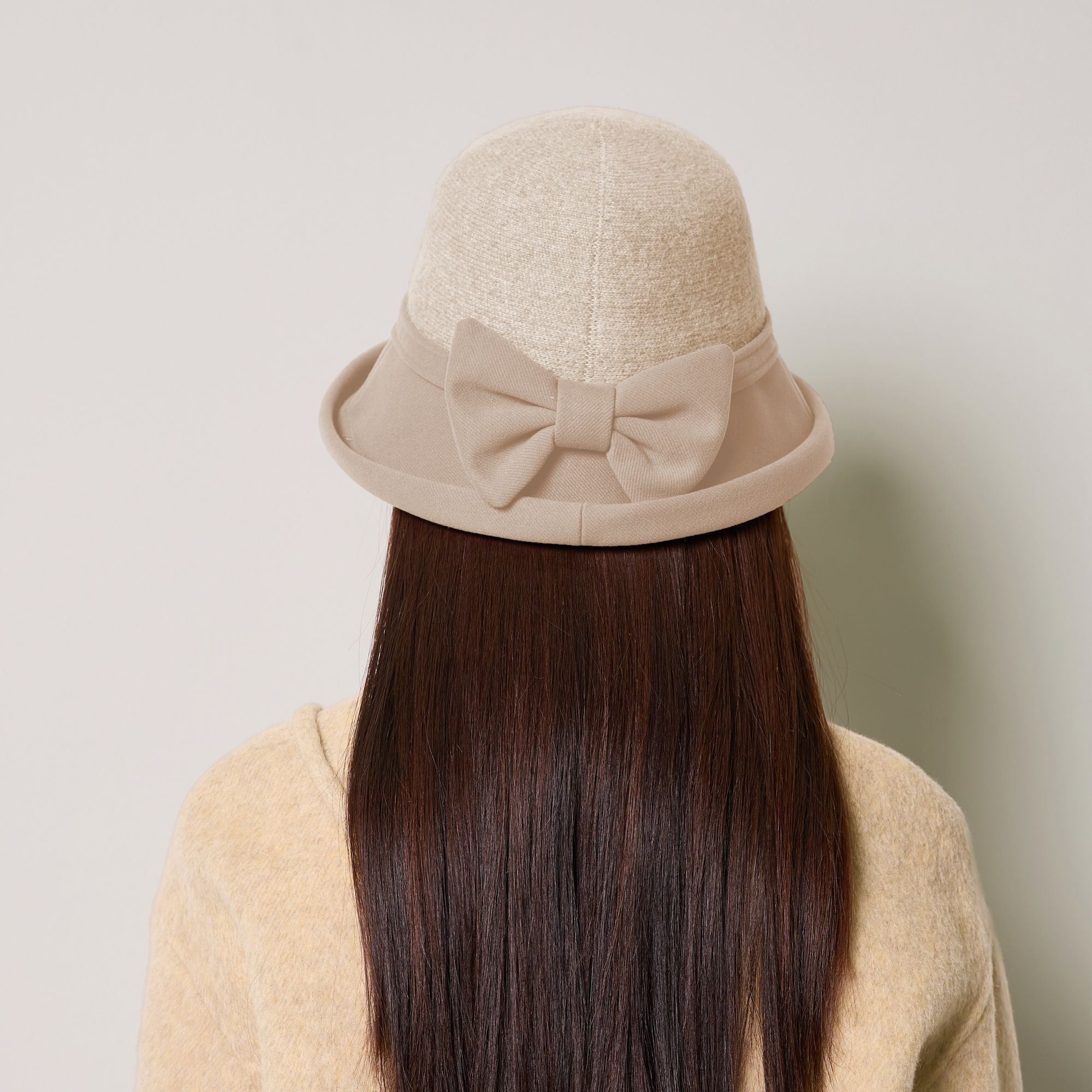 Anna-Kaci Women's Bow-Accented Cloche Hat