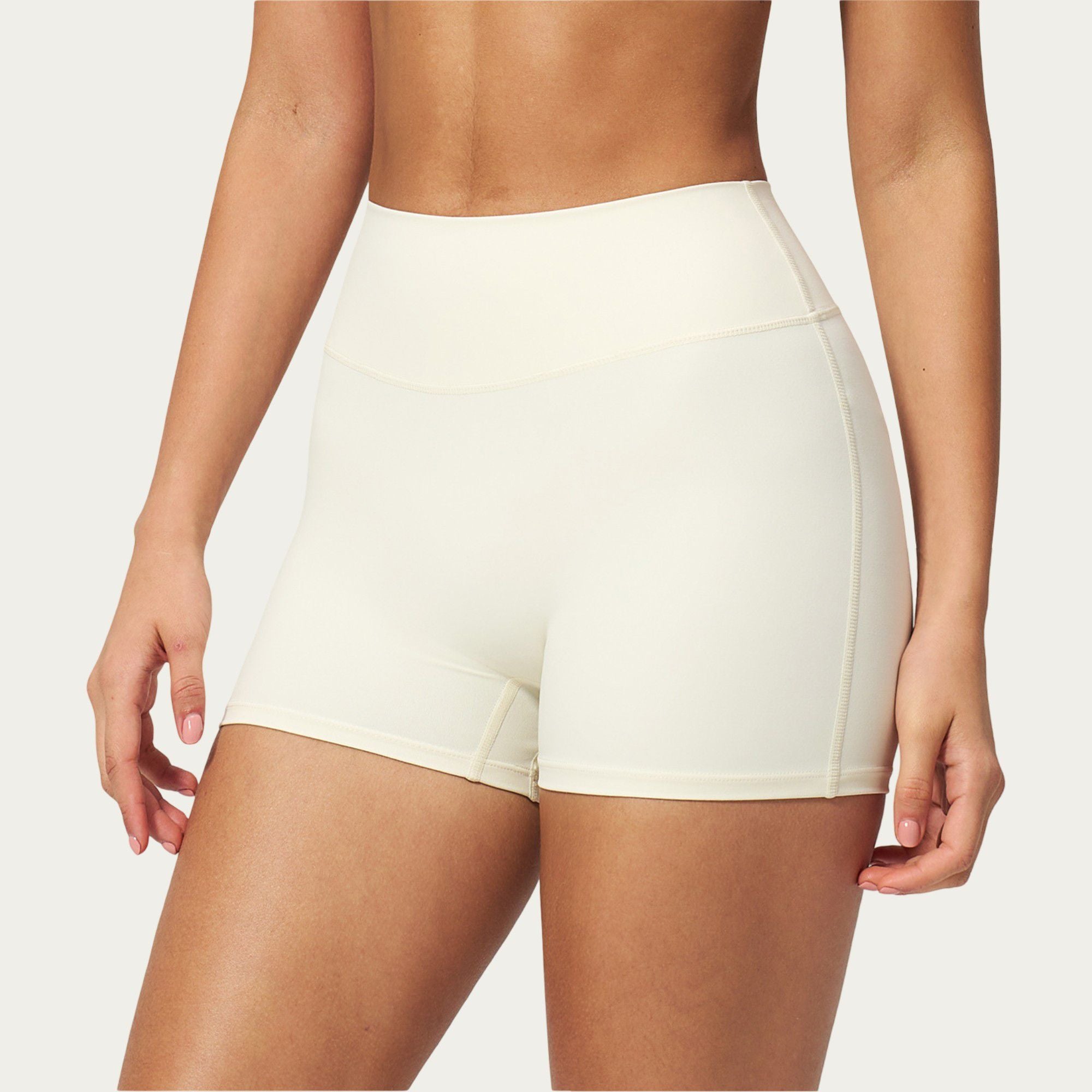 Anna-Kaci Active Women's High Waist Mini Biker Shorts with Smooth Stretch Fabric and Supportive Fit