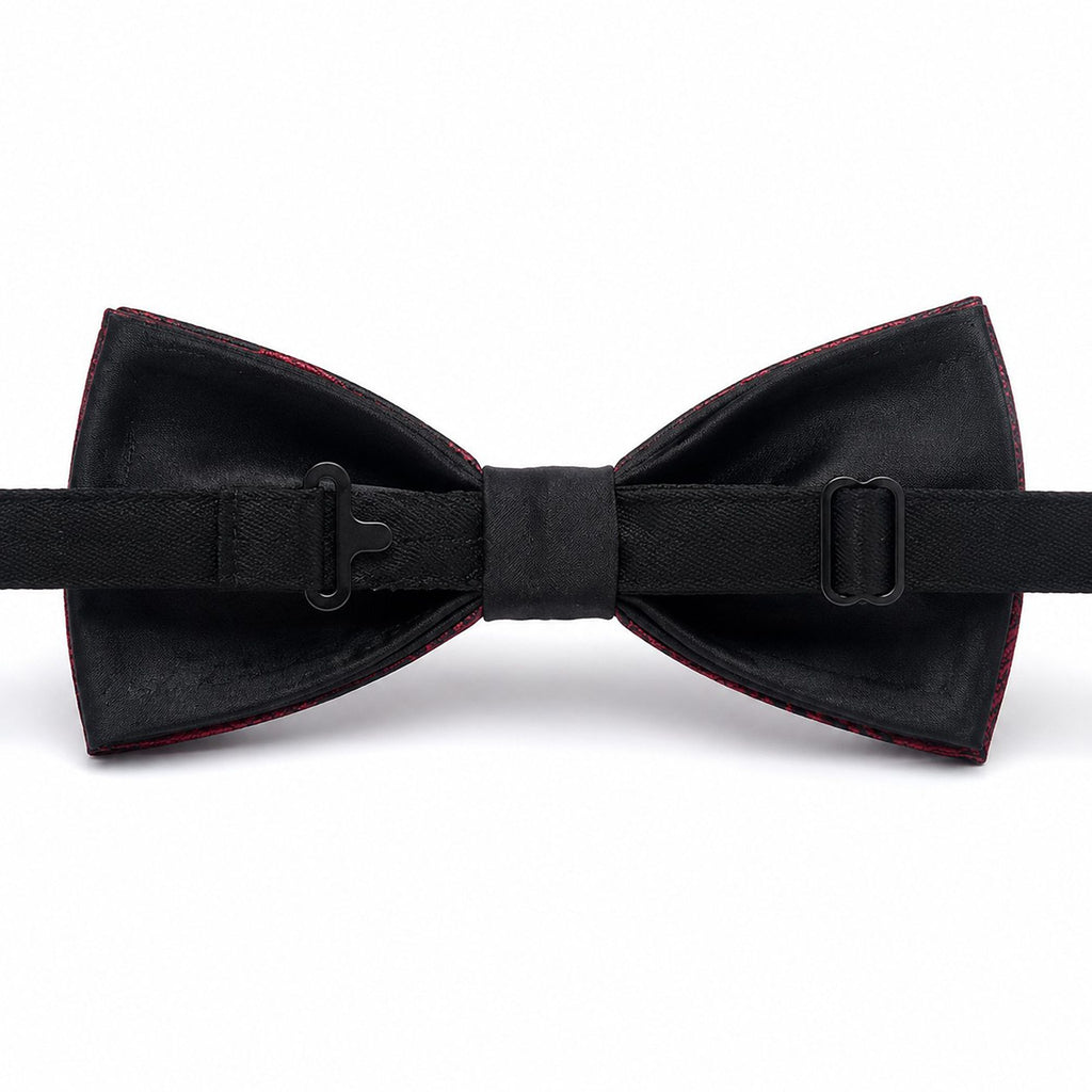 Pre Tied Paisley Bow Tie Adjustable Formal Suit and Tuxedo Accessory