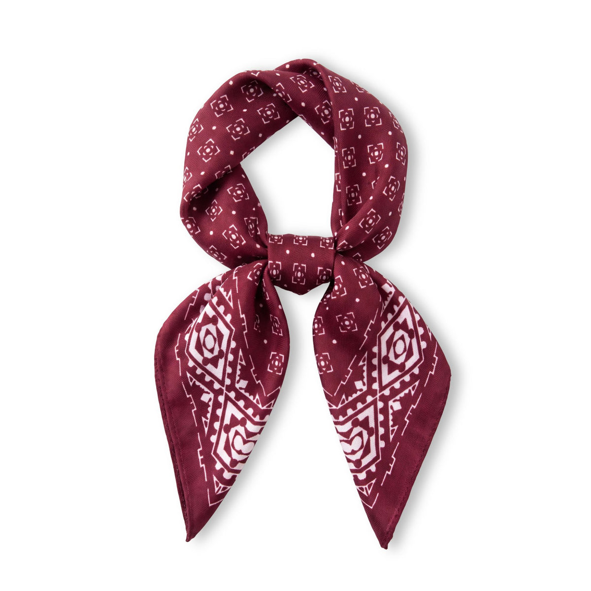 Geometric Print Square Scarf Lightweight Neck Hair and Handbag Fashion Accessory 26.8¡Á26.8 Inches