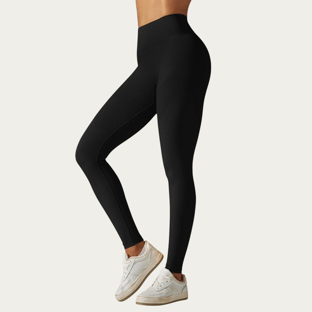 Anna-Kaci Active Women's Seamless High Waist Leggings with Sculpting Fit and Compression Support