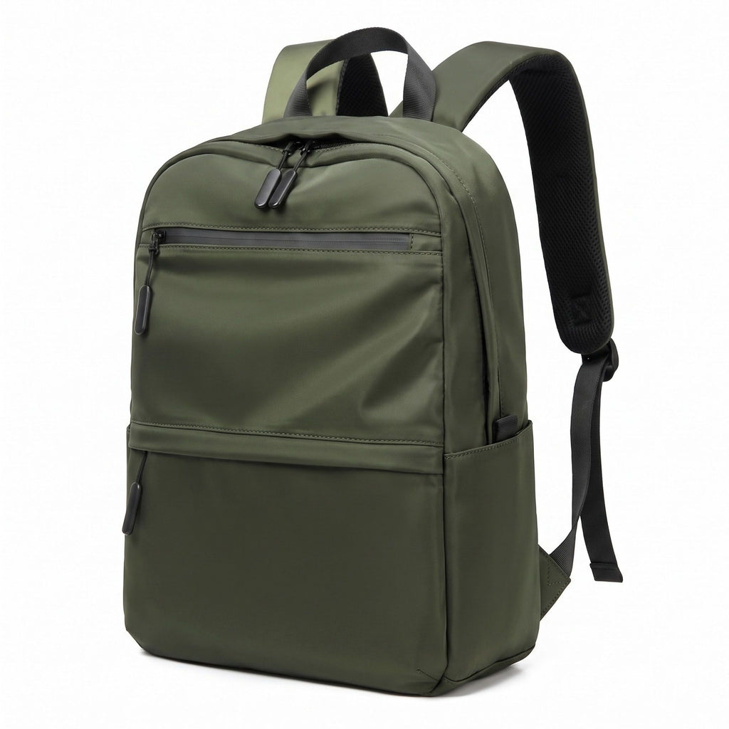 Multi-Pocket Commuter Backpack with Padded Shoulder Straps and Dual Side Pockets
