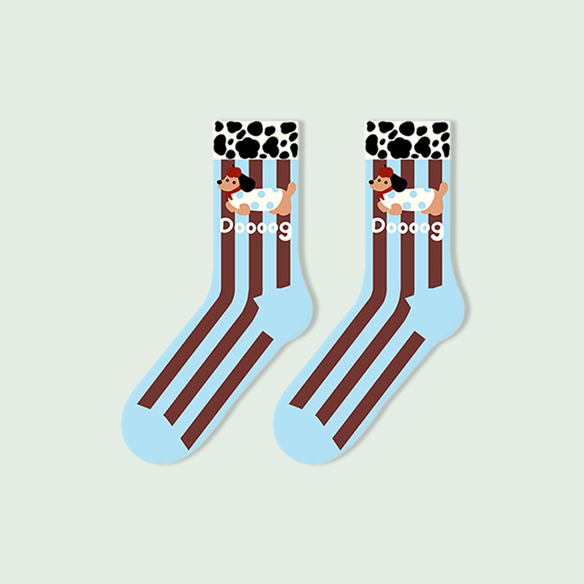 Anna-Kaci Women's 6pk Striped Ankle Socks - Cute Print Pattern Casual Socks for Daily Wear